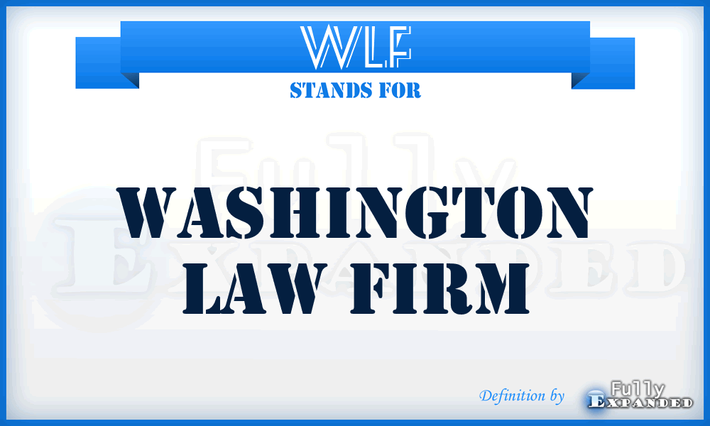 WLF - Washington Law Firm
