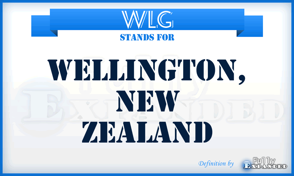 WLG - Wellington, New Zealand
