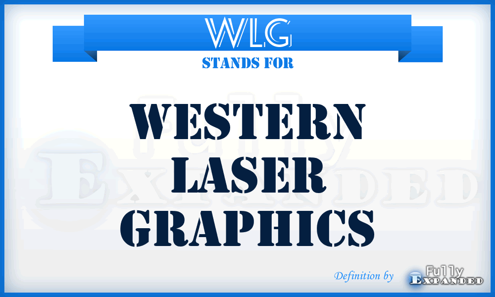 WLG - Western Laser Graphics