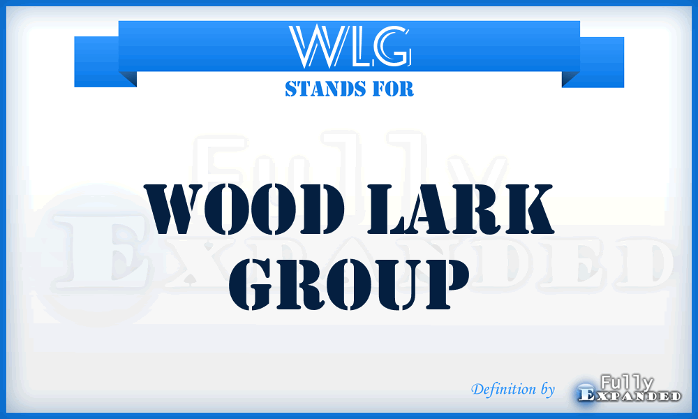 WLG - Wood Lark Group