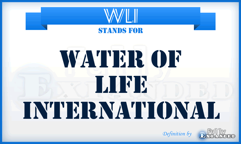 WLI - Water of Life International