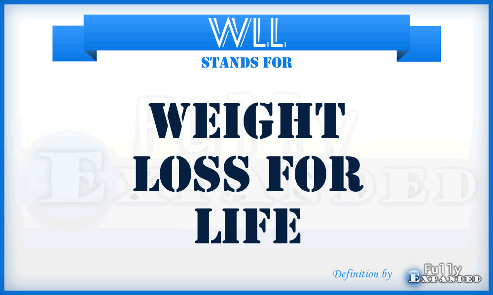 WLL - Weight Loss for Life