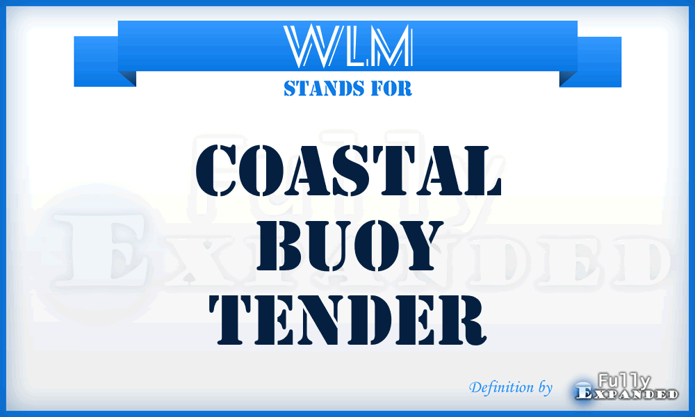 WLM - Coastal Buoy Tender