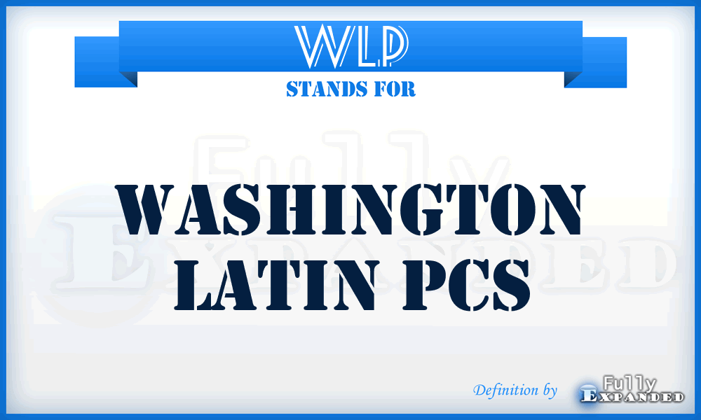 WLP - Washington Latin Pcs