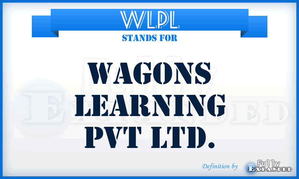 WLPL - Wagons Learning Pvt Ltd.