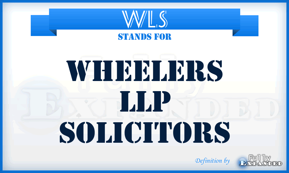 WLS - Wheelers LLP Solicitors
