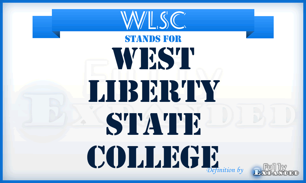 WLSC - West Liberty State College