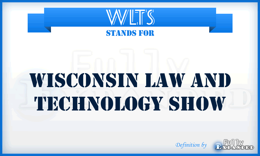 WLTS - Wisconsin Law and Technology Show