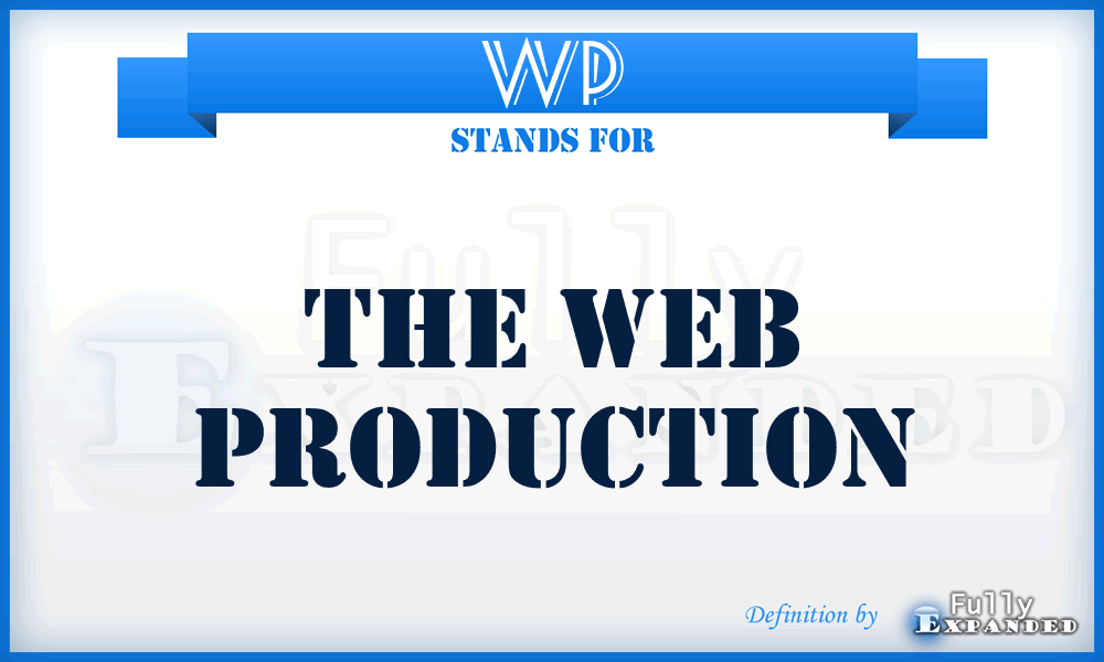 WP - The Web Production