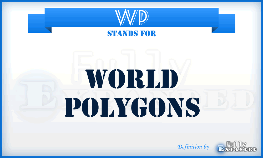 WP - World Polygons