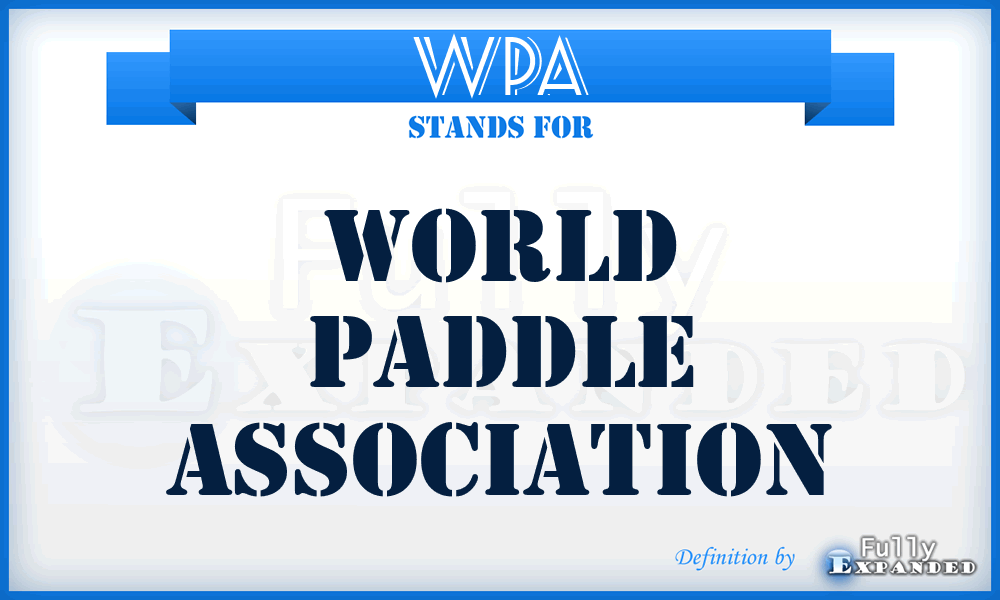 WPA - World Paddle Association