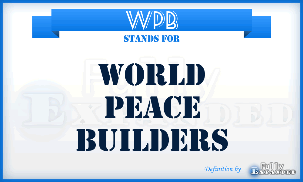 WPB - World Peace Builders