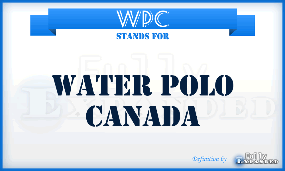 WPC - Water Polo Canada