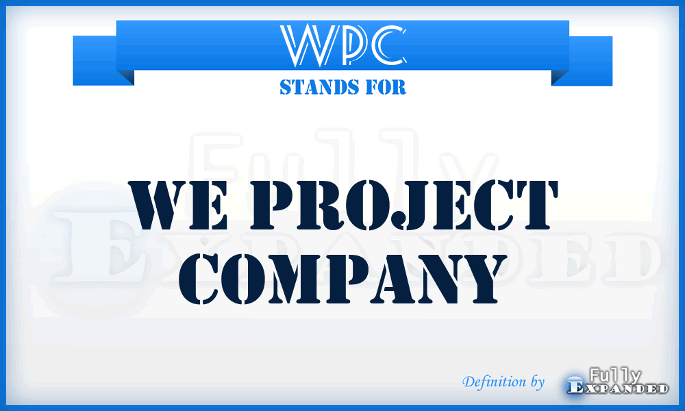 WPC - We Project Company