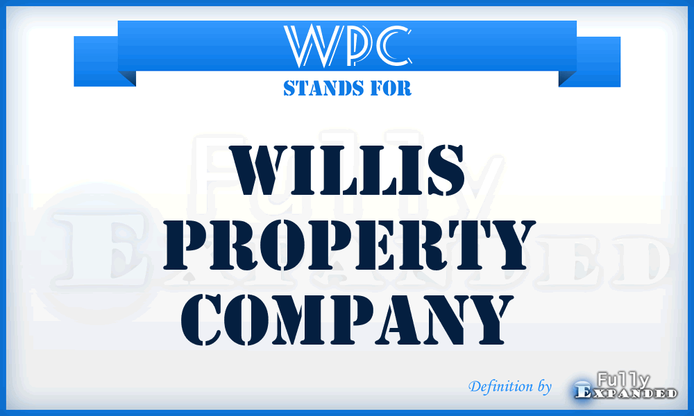 WPC - Willis Property Company