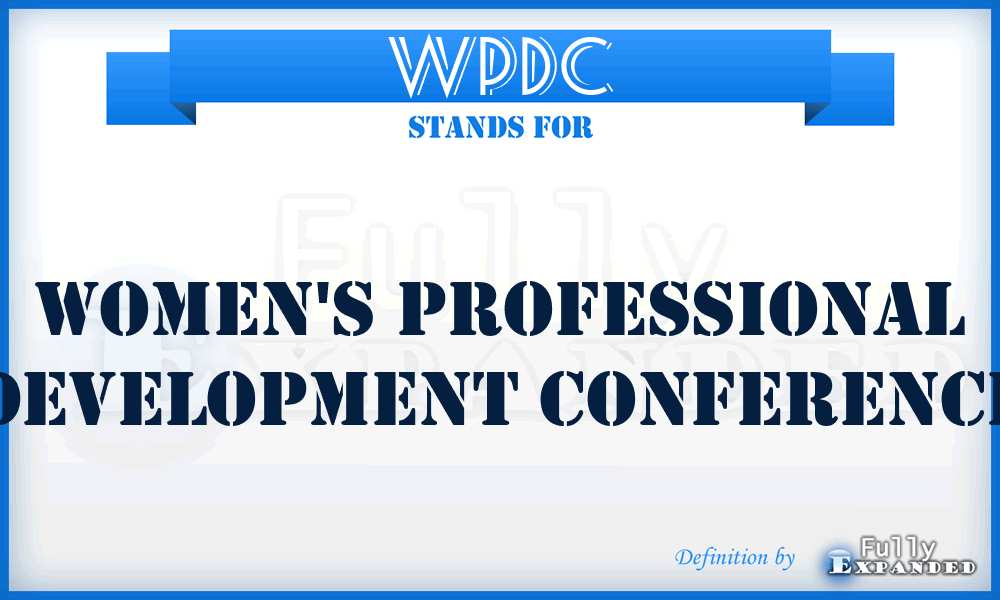 WPDC - Women's Professional Development Conference