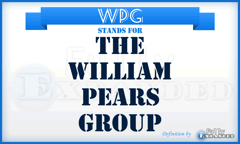 WPG - The William Pears Group