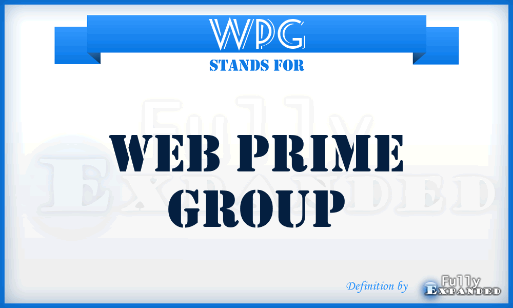 WPG - Web Prime Group