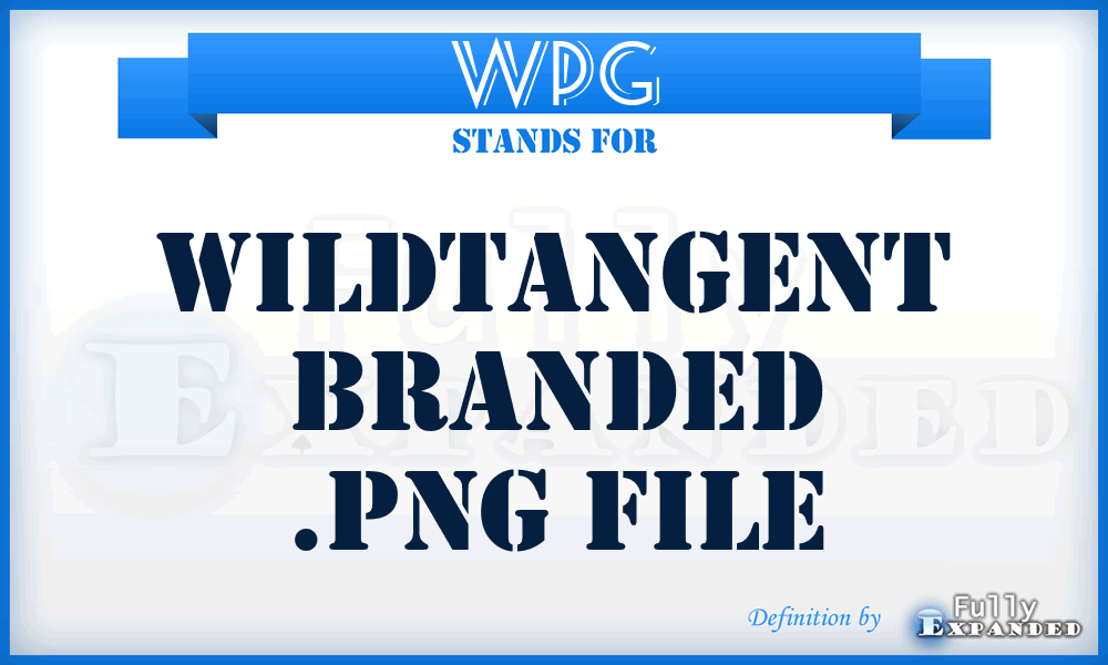 WPG - WildTangent Branded .PNG file