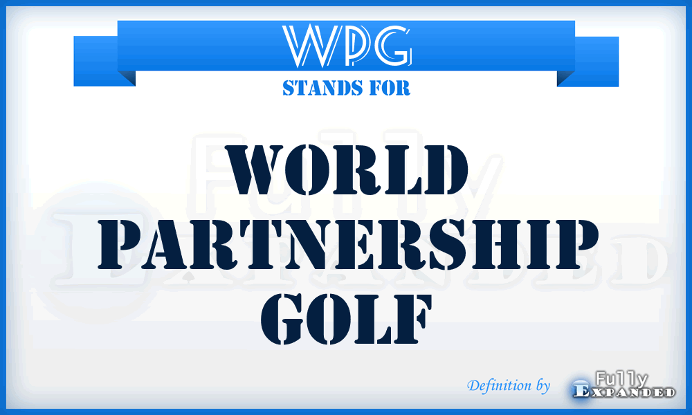 WPG - World Partnership Golf