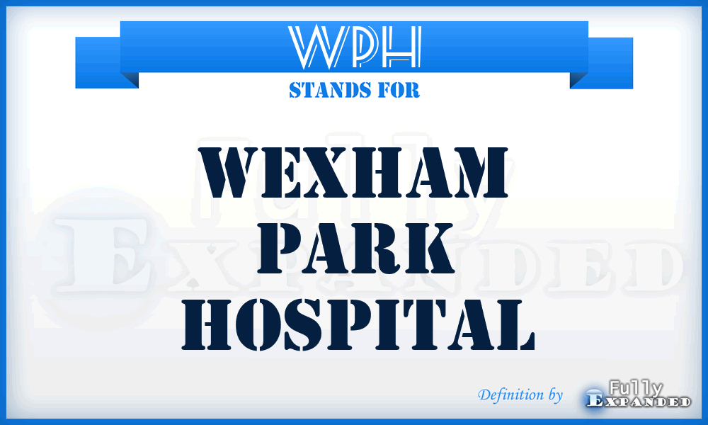 WPH - Wexham Park Hospital