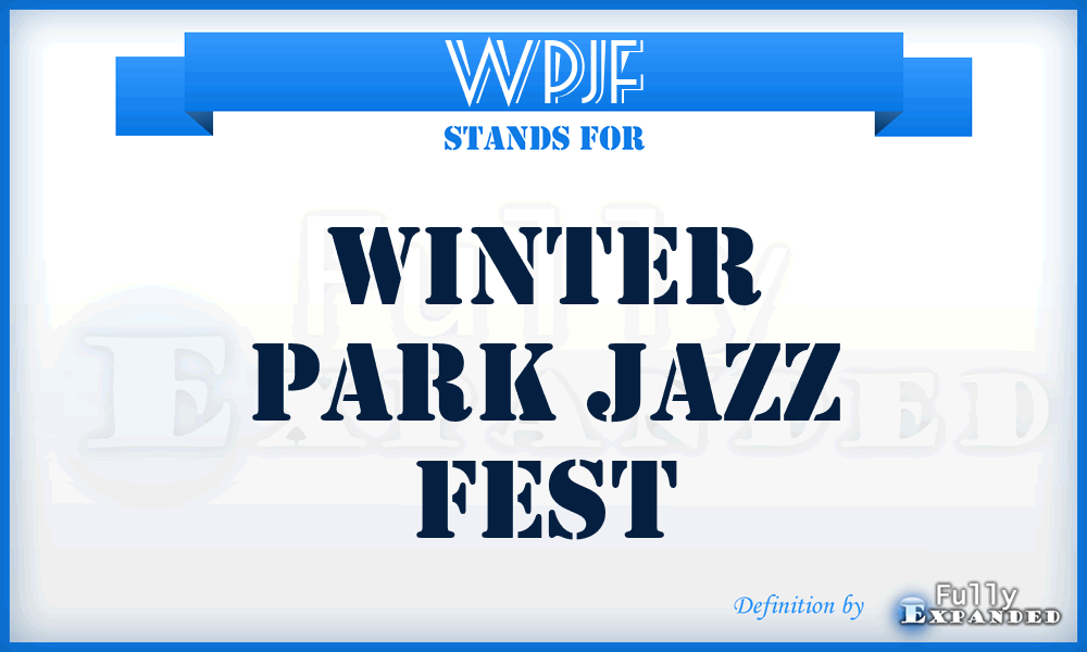 WPJF - Winter Park Jazz Fest