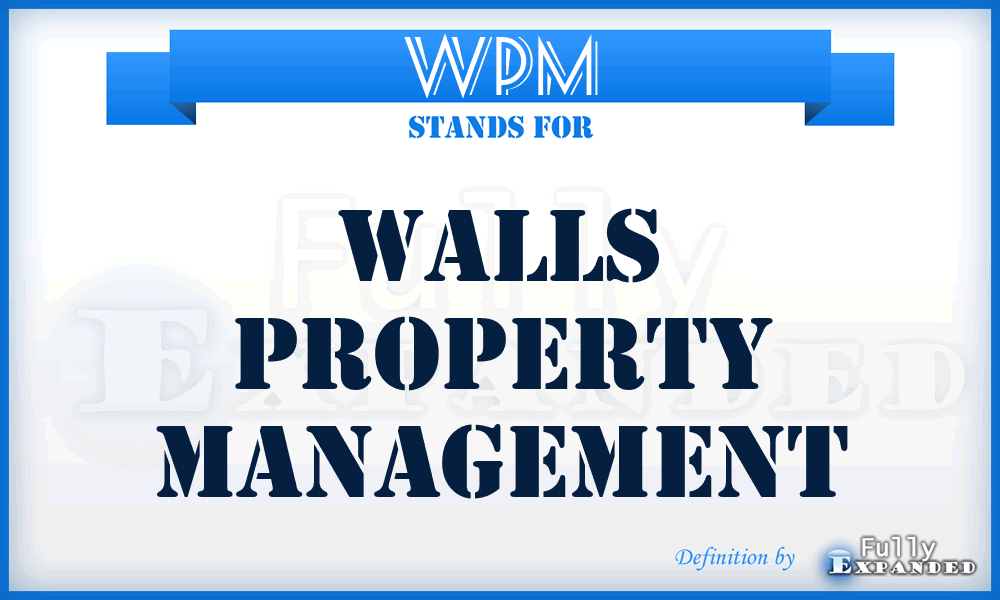 WPM - Walls Property Management