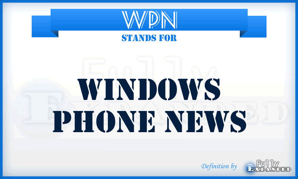 WPN - Windows Phone News