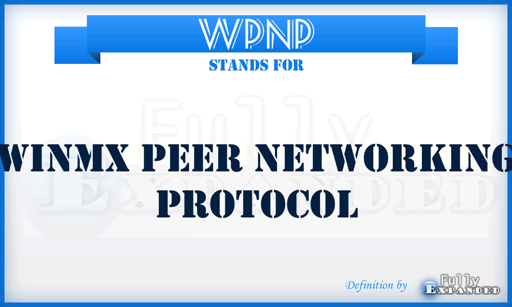 WPNP - WinMX Peer Networking Protocol