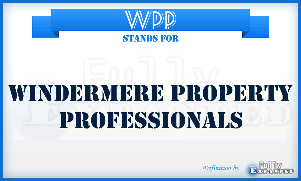 WPP - Windermere Property Professionals