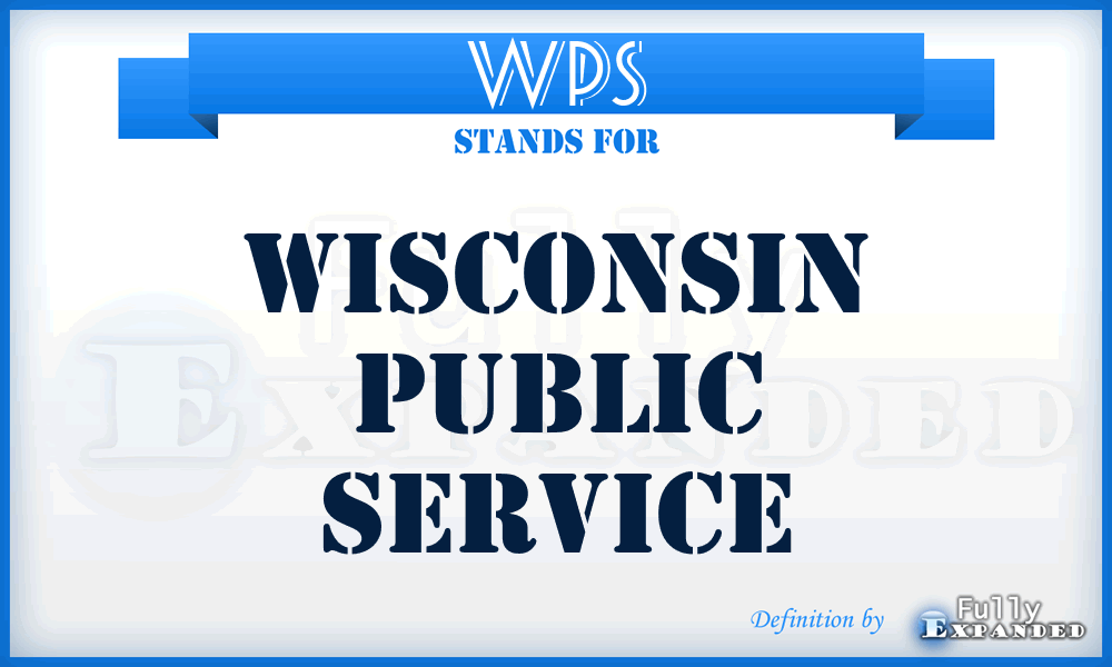 WPS - Wisconsin Public Service