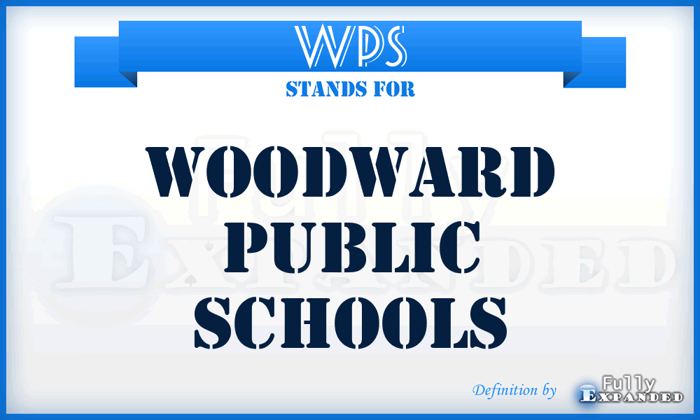 WPS - Woodward Public Schools