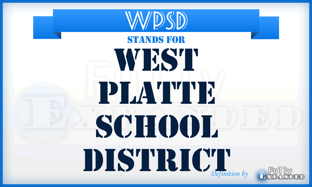 WPSD - West Platte School District