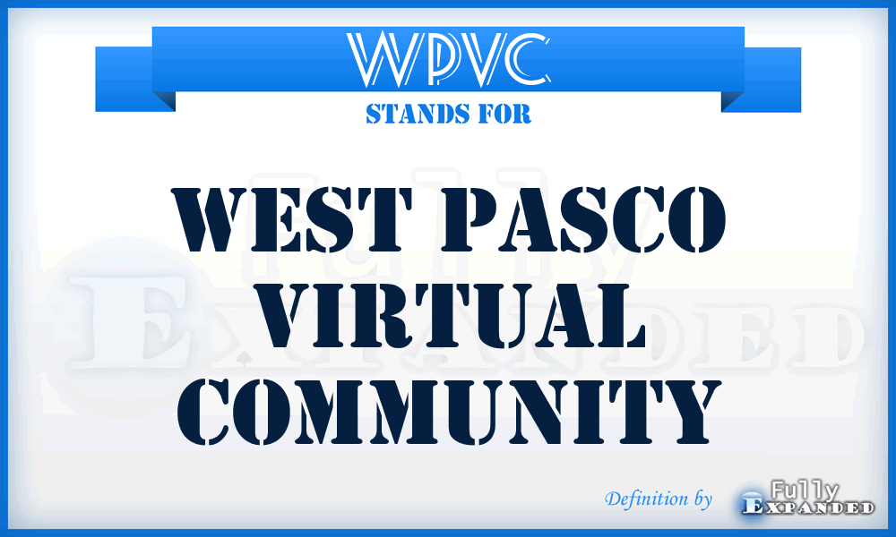 WPVC - West Pasco Virtual Community