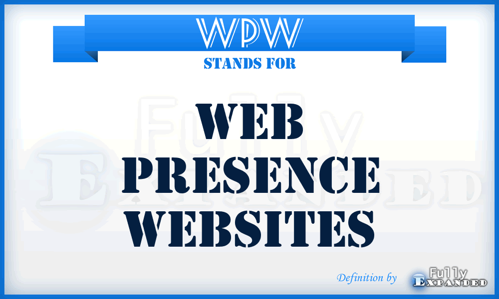 WPW - Web Presence Websites