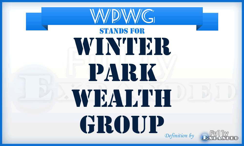 WPWG - Winter Park Wealth Group