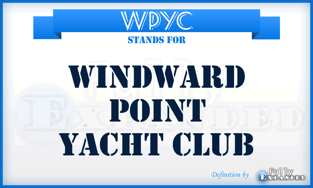 WPYC - Windward Point Yacht Club
