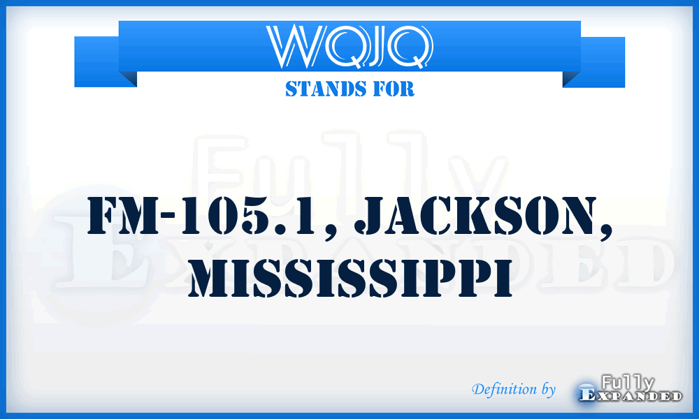 WQJQ - FM-105.1, Jackson, Mississippi