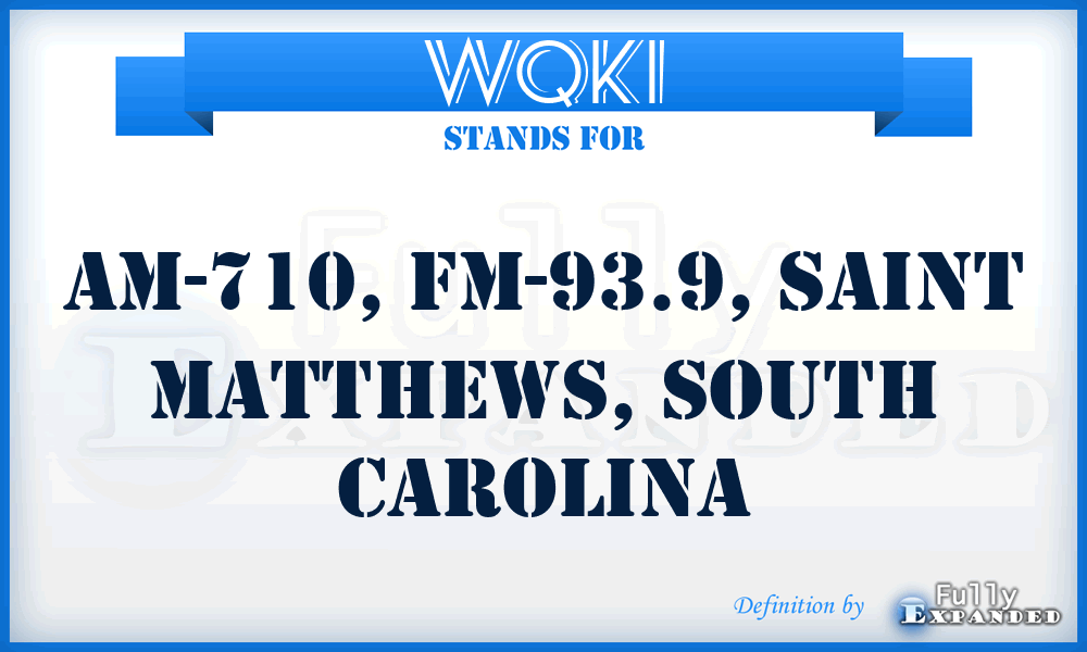 WQKI - AM-710, FM-93.9, Saint Matthews, South Carolina