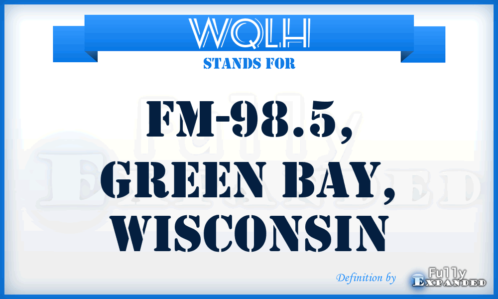 WQLH - FM-98.5, Green Bay, Wisconsin