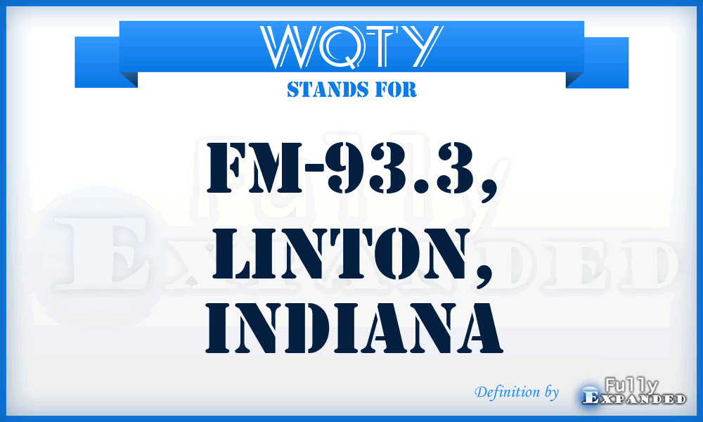 WQTY - FM-93.3, Linton, Indiana