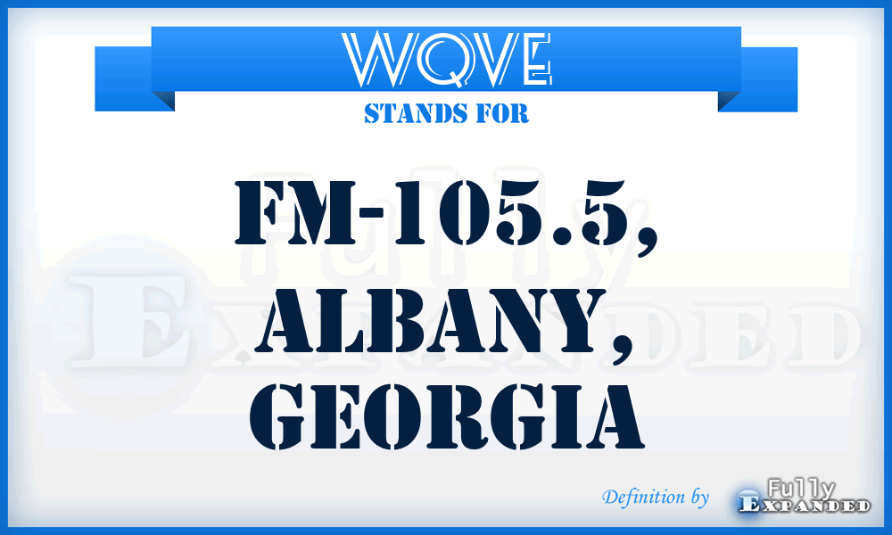 WQVE - FM-105.5, Albany, Georgia