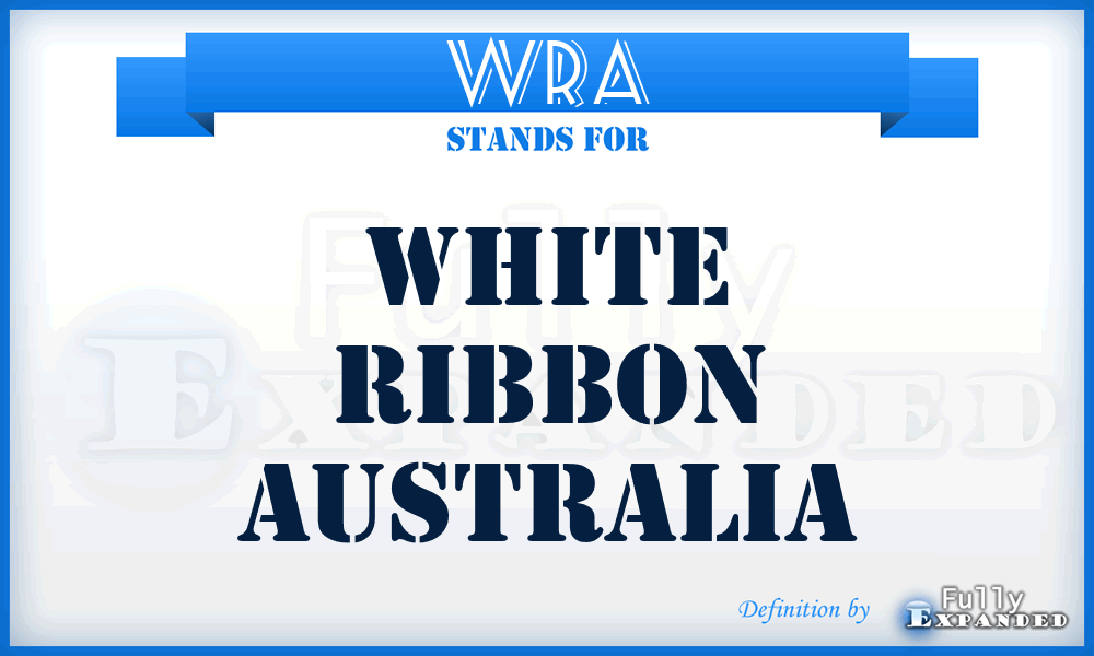 WRA - White Ribbon Australia