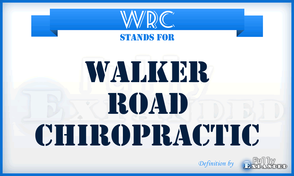 WRC - Walker Road Chiropractic