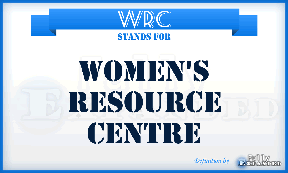 WRC - Women's Resource Centre