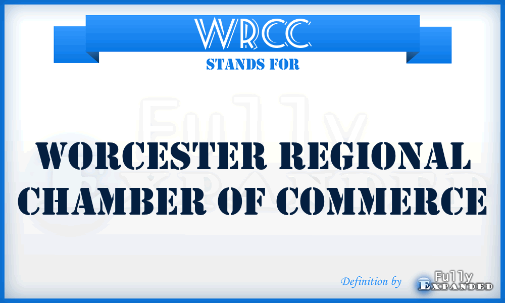WRCC - Worcester Regional Chamber of Commerce
