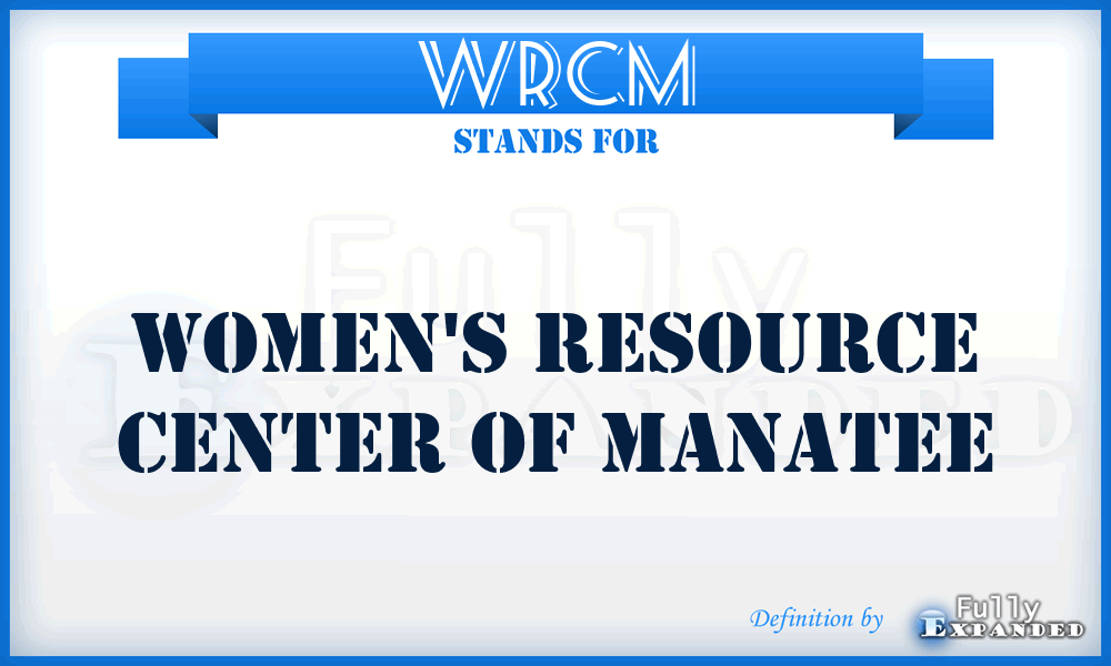WRCM - Women's Resource Center of Manatee