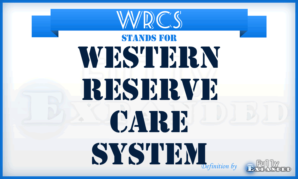 WRCS - Western Reserve Care System