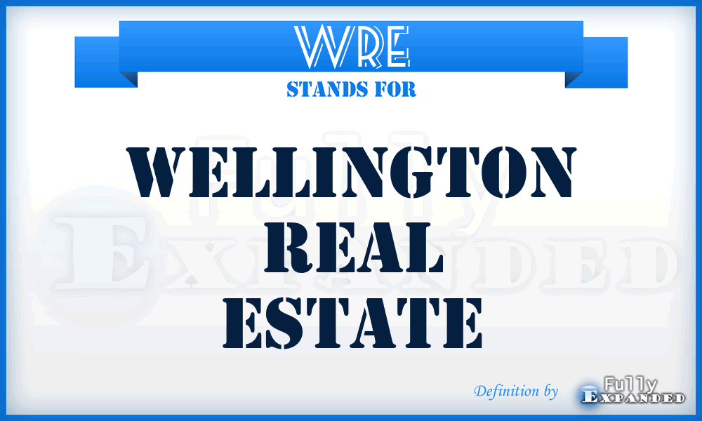 WRE - Wellington Real Estate