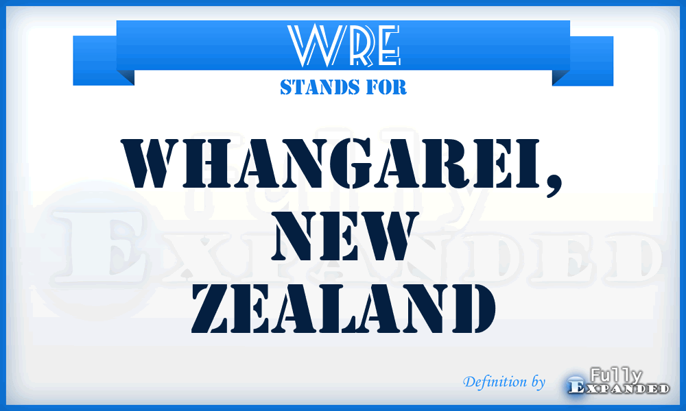 WRE - Whangarei, New Zealand